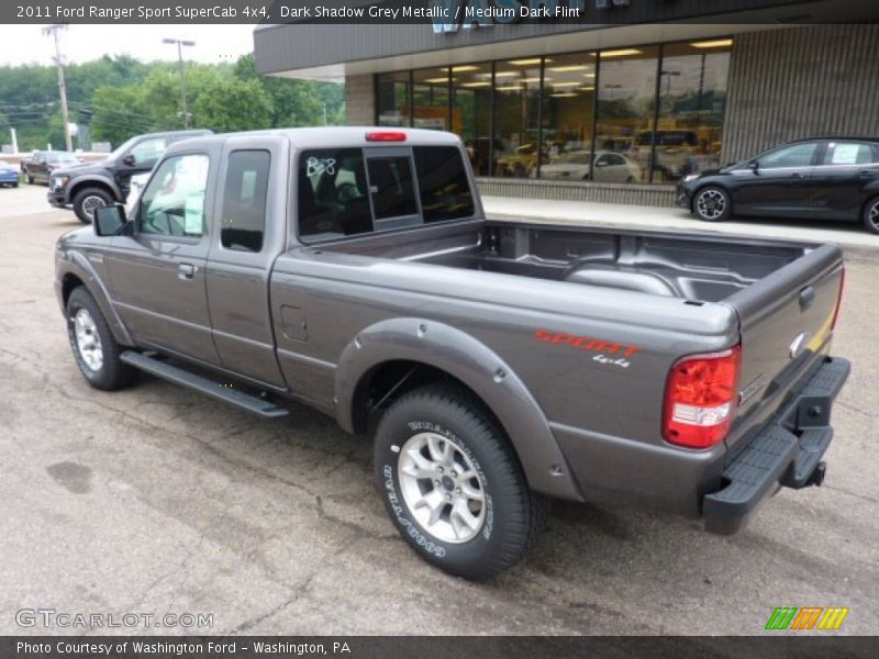 Dark Shadow Grey Metallic / Medium Dark Flint 2011 Ford Ranger Sport SuperCab 4x4