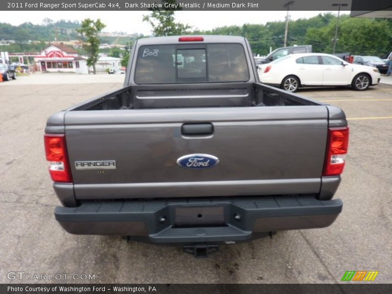Dark Shadow Grey Metallic / Medium Dark Flint 2011 Ford Ranger Sport SuperCab 4x4