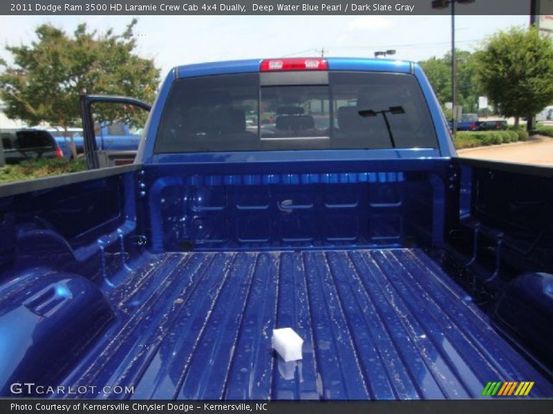 Deep Water Blue Pearl / Dark Slate Gray 2011 Dodge Ram 3500 HD Laramie Crew Cab 4x4 Dually