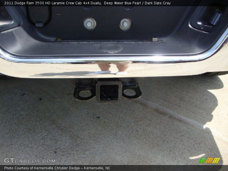 Deep Water Blue Pearl / Dark Slate Gray 2011 Dodge Ram 3500 HD Laramie Crew Cab 4x4 Dually