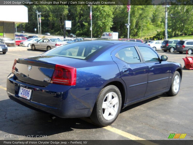 Midnight Blue Pearl / Dark Slate Gray/Light Graystone 2006 Dodge Charger SE