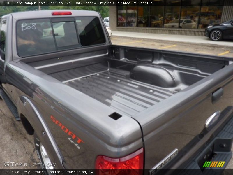 Dark Shadow Grey Metallic / Medium Dark Flint 2011 Ford Ranger Sport SuperCab 4x4