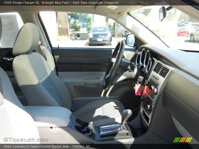 Midnight Blue Pearl / Dark Slate Gray/Light Graystone 2006 Dodge Charger SE