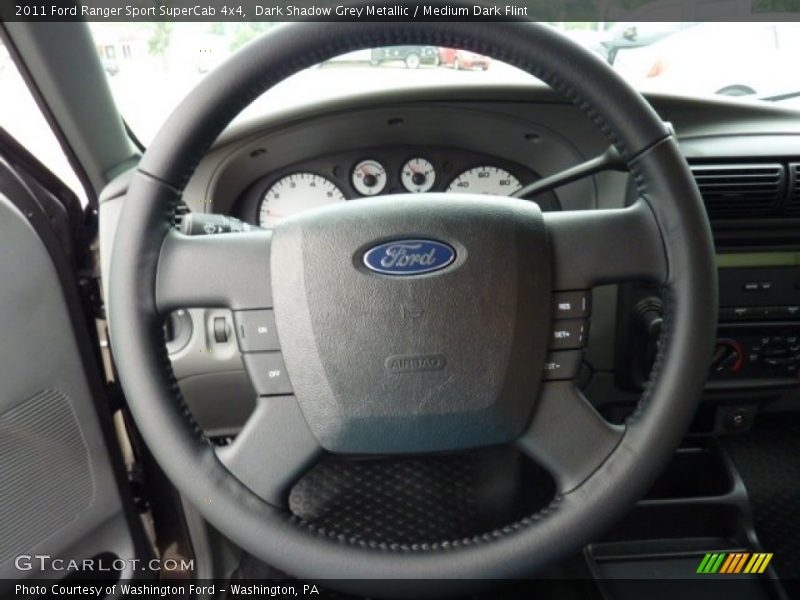 Dark Shadow Grey Metallic / Medium Dark Flint 2011 Ford Ranger Sport SuperCab 4x4