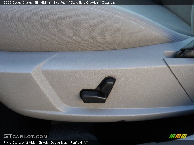 Midnight Blue Pearl / Dark Slate Gray/Light Graystone 2006 Dodge Charger SE