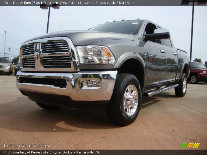 Mineral Gray Metallic / Dark Slate 2011 Dodge Ram 2500 HD Laramie Crew Cab 4x4