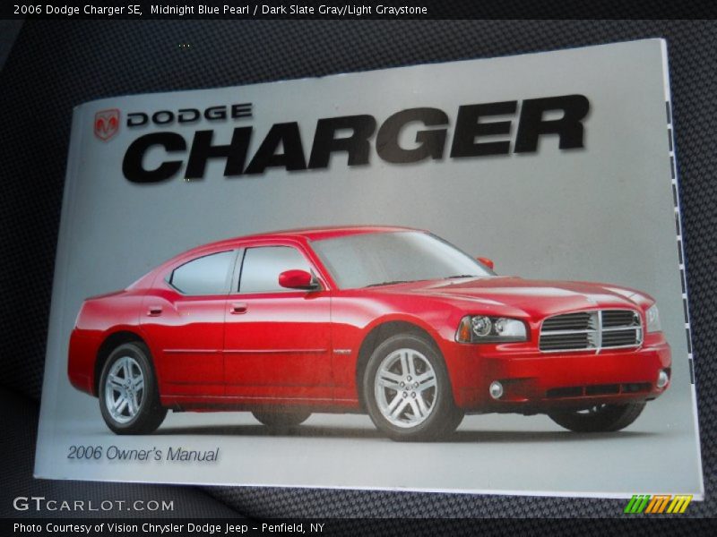 Midnight Blue Pearl / Dark Slate Gray/Light Graystone 2006 Dodge Charger SE