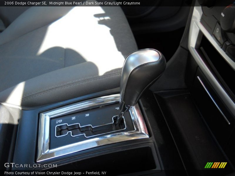 Midnight Blue Pearl / Dark Slate Gray/Light Graystone 2006 Dodge Charger SE