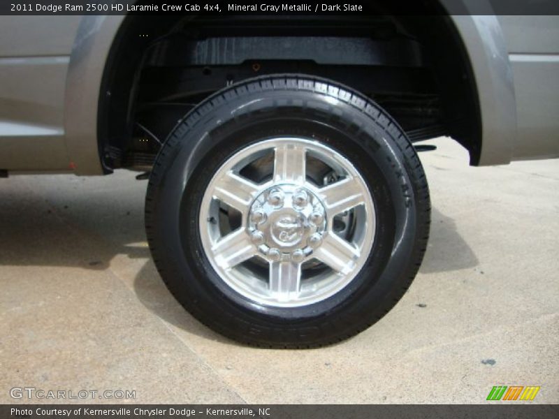 Mineral Gray Metallic / Dark Slate 2011 Dodge Ram 2500 HD Laramie Crew Cab 4x4