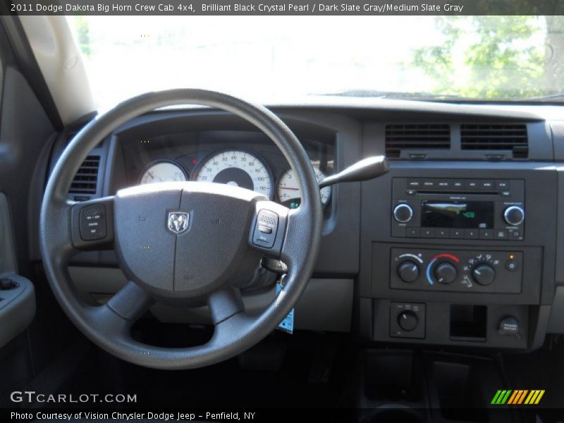 Dashboard of 2011 Dakota Big Horn Crew Cab 4x4