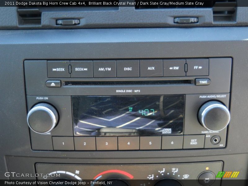 Controls of 2011 Dakota Big Horn Crew Cab 4x4