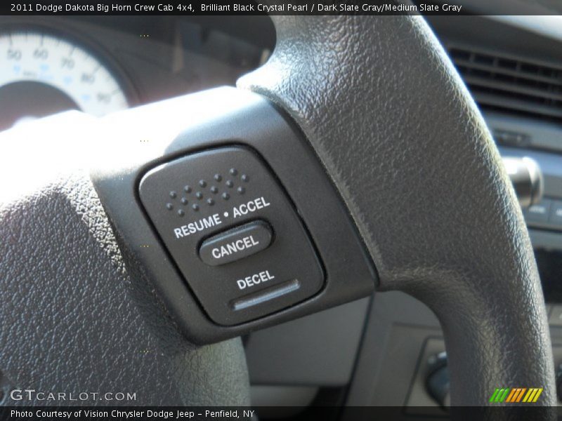 Controls of 2011 Dakota Big Horn Crew Cab 4x4
