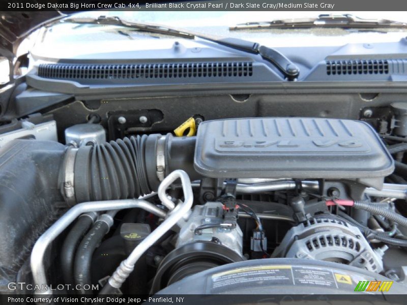  2011 Dakota Big Horn Crew Cab 4x4 Engine - 3.7 Liter SOHC 12-Valve Magnum V6