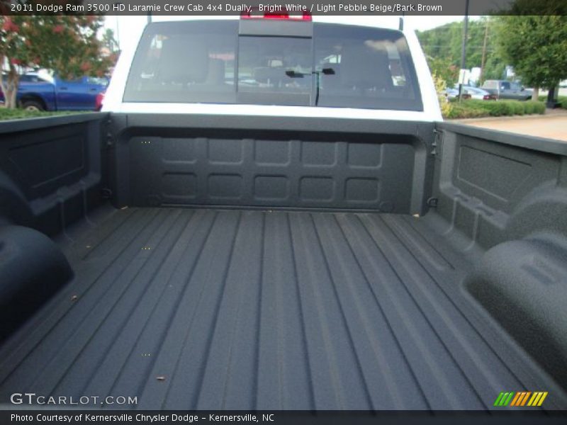 Bright White / Light Pebble Beige/Bark Brown 2011 Dodge Ram 3500 HD Laramie Crew Cab 4x4 Dually