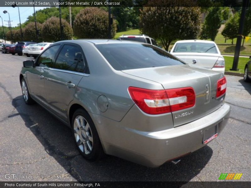 Vapor Silver Metallic / Dark Charcoal 2008 Lincoln MKZ Sedan