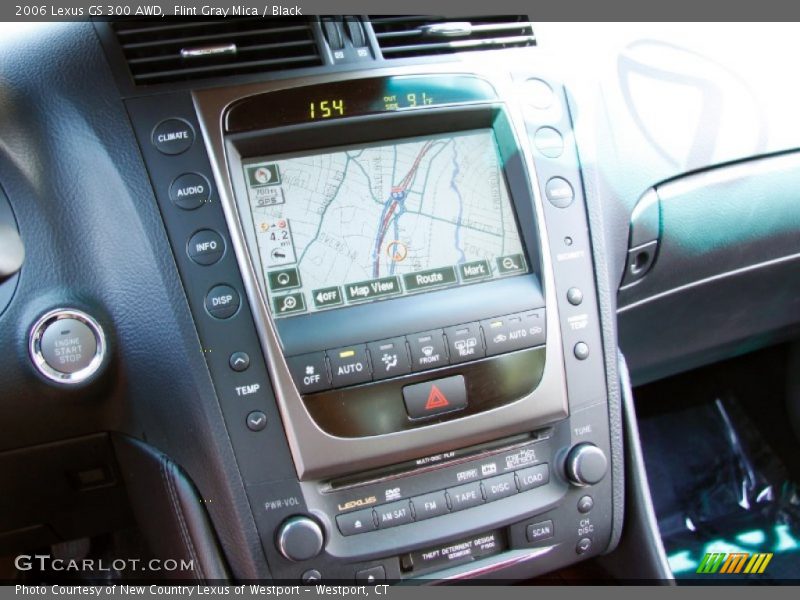 Flint Gray Mica / Black 2006 Lexus GS 300 AWD