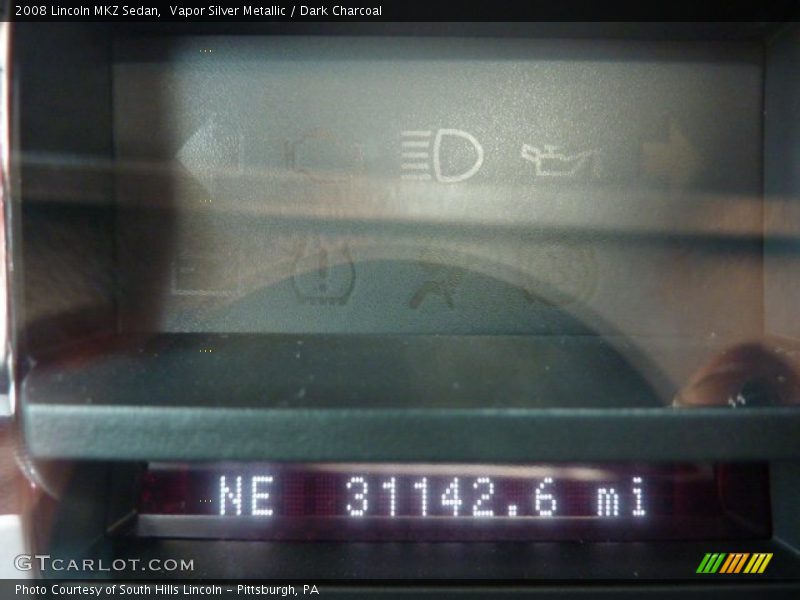 Vapor Silver Metallic / Dark Charcoal 2008 Lincoln MKZ Sedan