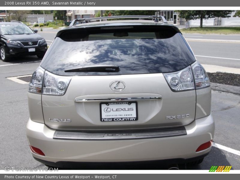 Savannah Metallic / Ivory 2008 Lexus RX 350 AWD