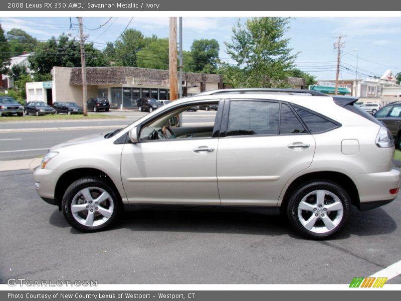 Savannah Metallic / Ivory 2008 Lexus RX 350 AWD