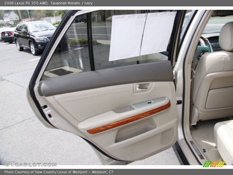 Savannah Metallic / Ivory 2008 Lexus RX 350 AWD