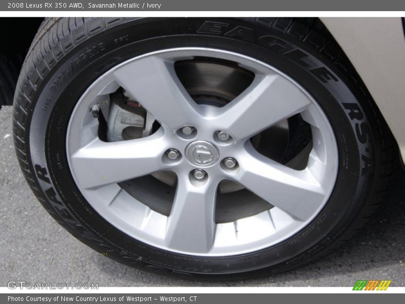 Savannah Metallic / Ivory 2008 Lexus RX 350 AWD