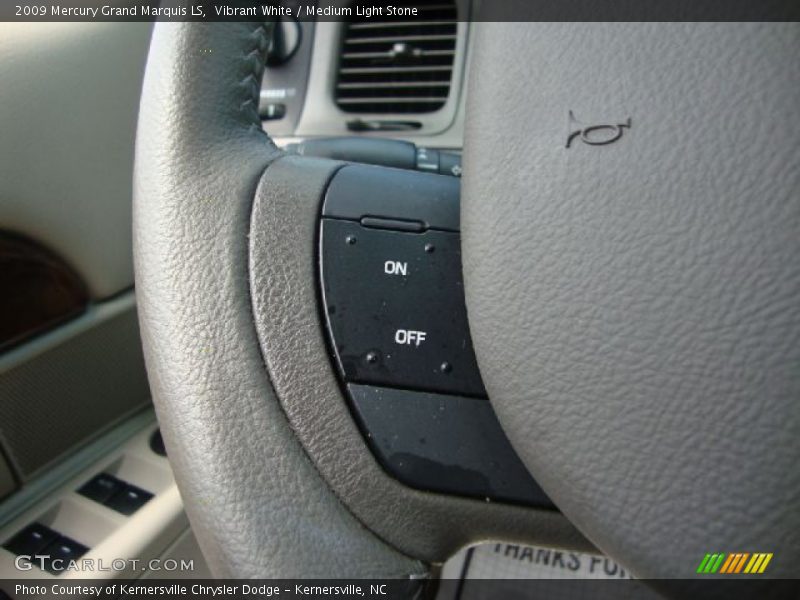 Vibrant White / Medium Light Stone 2009 Mercury Grand Marquis LS