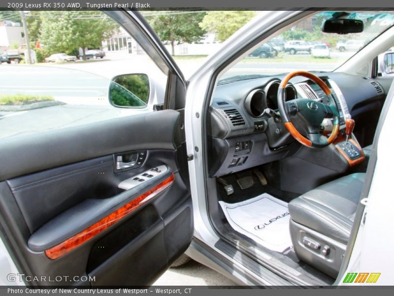 Tungsten Pearl / Black 2009 Lexus RX 350 AWD