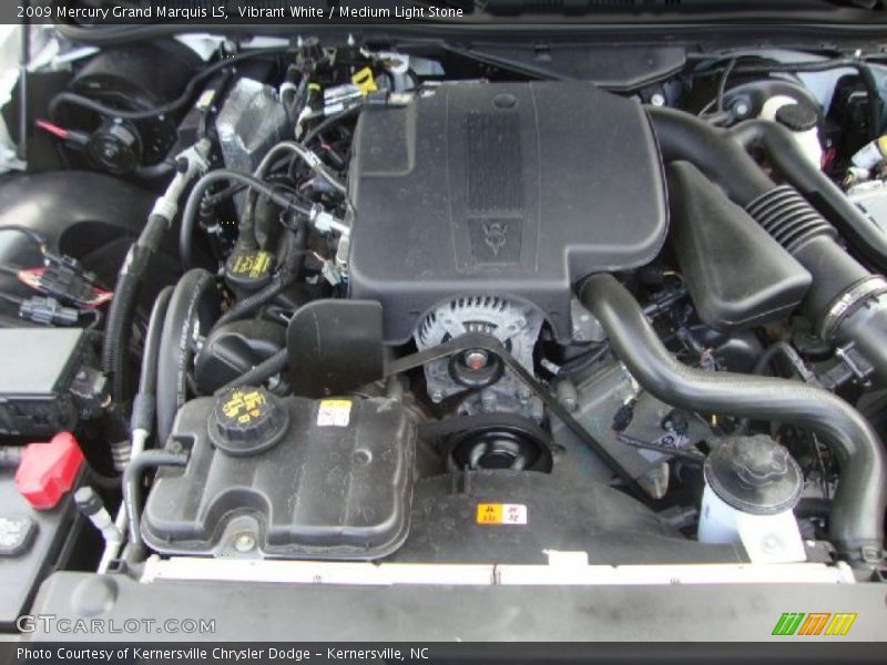 Vibrant White / Medium Light Stone 2009 Mercury Grand Marquis LS