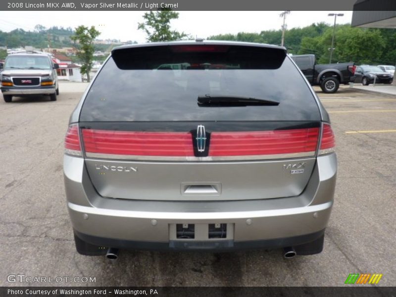 Vapor Silver Metallic / Light Camel 2008 Lincoln MKX AWD