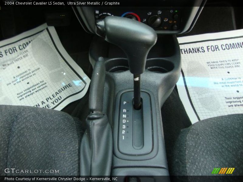 Ultra Silver Metallic / Graphite 2004 Chevrolet Cavalier LS Sedan