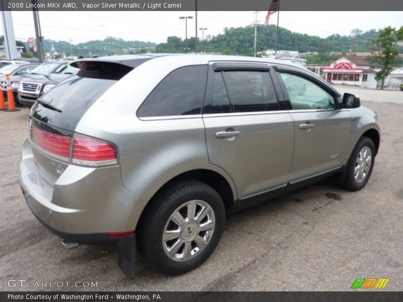 Vapor Silver Metallic / Light Camel 2008 Lincoln MKX AWD