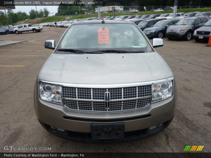 Vapor Silver Metallic / Light Camel 2008 Lincoln MKX AWD