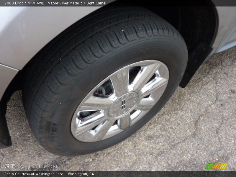 Vapor Silver Metallic / Light Camel 2008 Lincoln MKX AWD