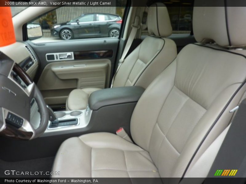 Vapor Silver Metallic / Light Camel 2008 Lincoln MKX AWD