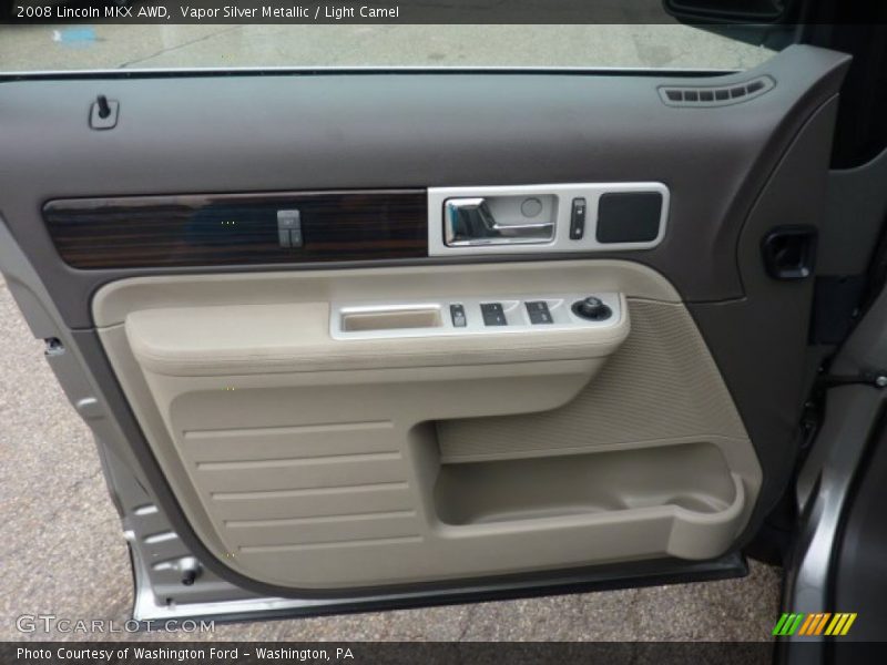 Vapor Silver Metallic / Light Camel 2008 Lincoln MKX AWD