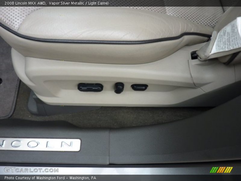 Vapor Silver Metallic / Light Camel 2008 Lincoln MKX AWD