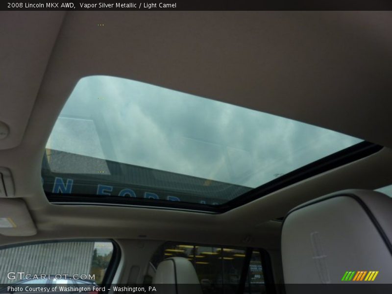 Vapor Silver Metallic / Light Camel 2008 Lincoln MKX AWD