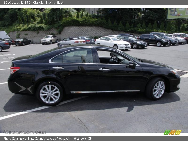 Obsidian Black / Black 2010 Lexus ES 350