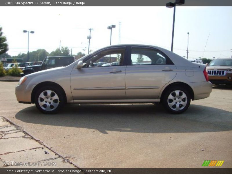 Sand Beige / Beige 2005 Kia Spectra LX Sedan