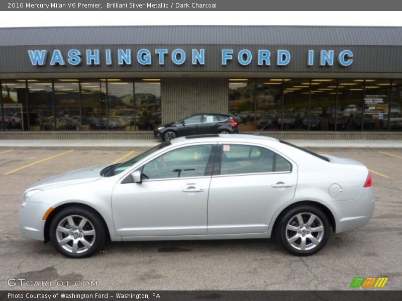 Brilliant Silver Metallic / Dark Charcoal 2010 Mercury Milan V6 Premier