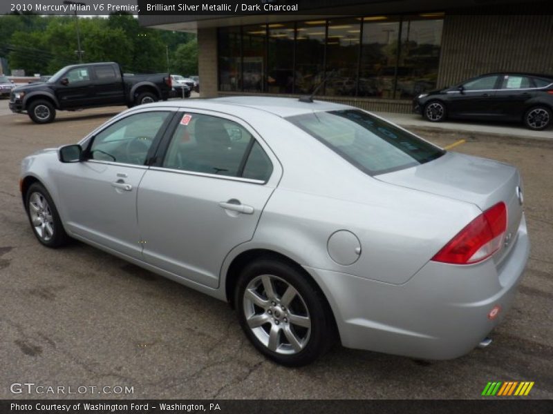 Brilliant Silver Metallic / Dark Charcoal 2010 Mercury Milan V6 Premier