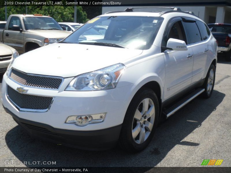 Summit White / Cashmere/Ebony 2009 Chevrolet Traverse LTZ AWD