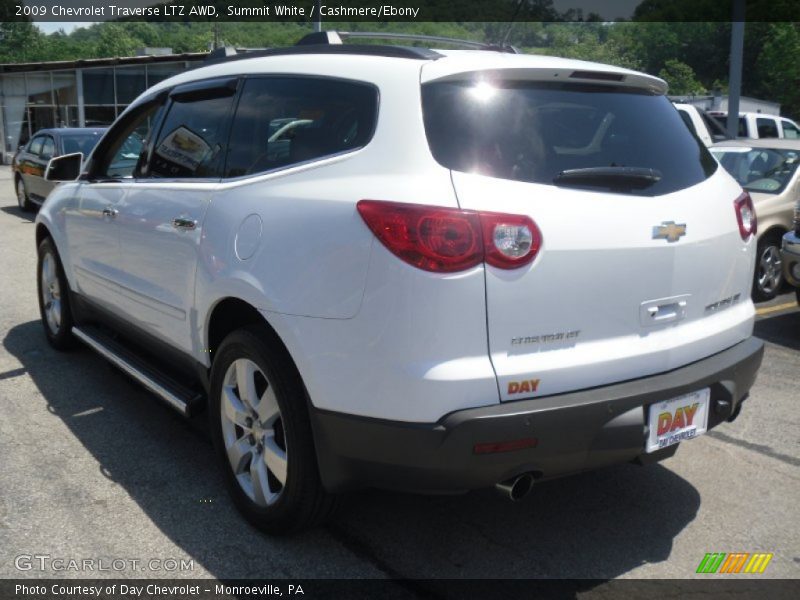 Summit White / Cashmere/Ebony 2009 Chevrolet Traverse LTZ AWD