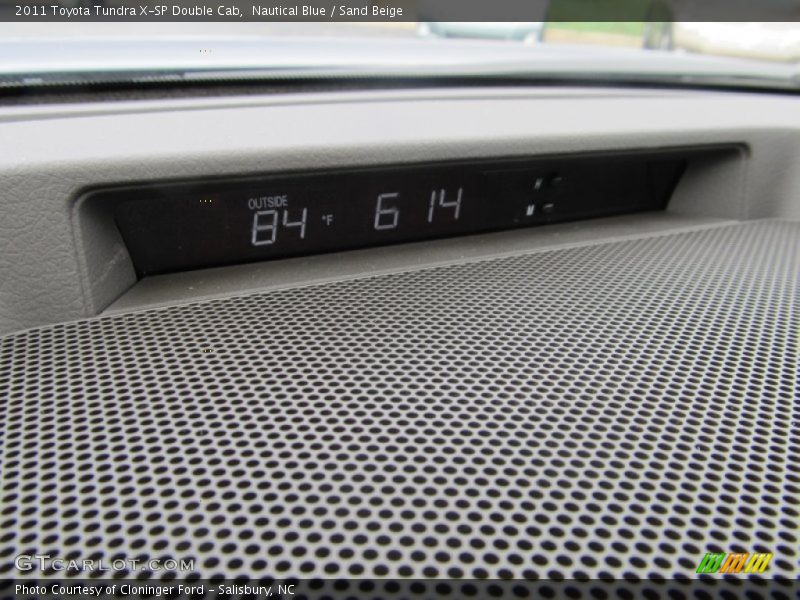 Nautical Blue / Sand Beige 2011 Toyota Tundra X-SP Double Cab