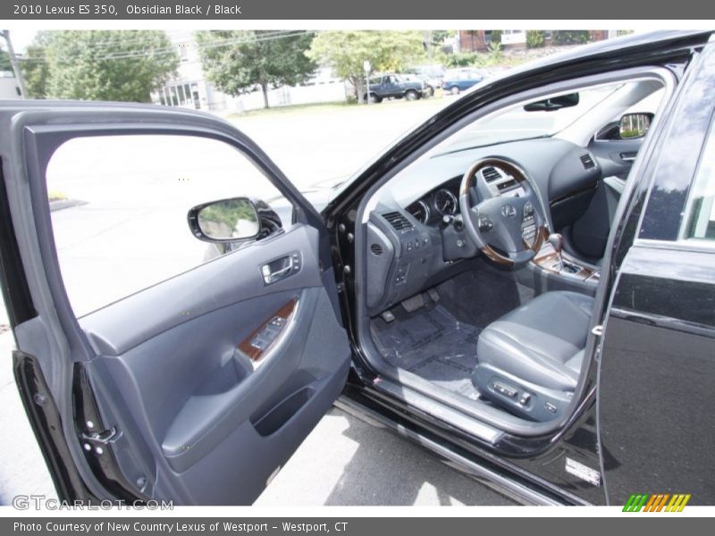 Obsidian Black / Black 2010 Lexus ES 350