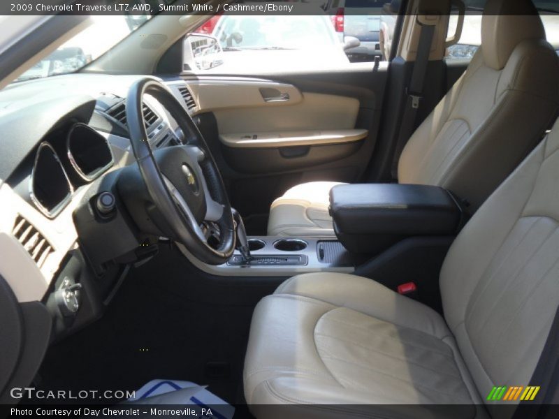 Summit White / Cashmere/Ebony 2009 Chevrolet Traverse LTZ AWD