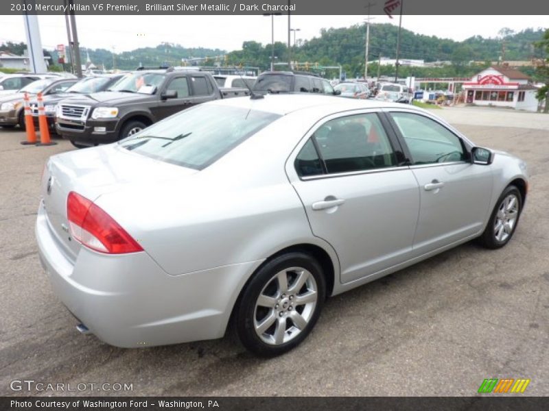 Brilliant Silver Metallic / Dark Charcoal 2010 Mercury Milan V6 Premier