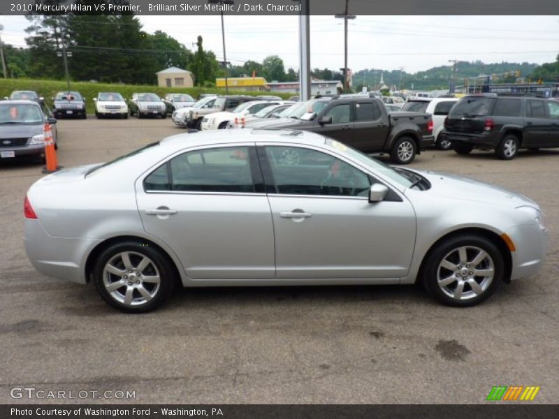 Brilliant Silver Metallic / Dark Charcoal 2010 Mercury Milan V6 Premier