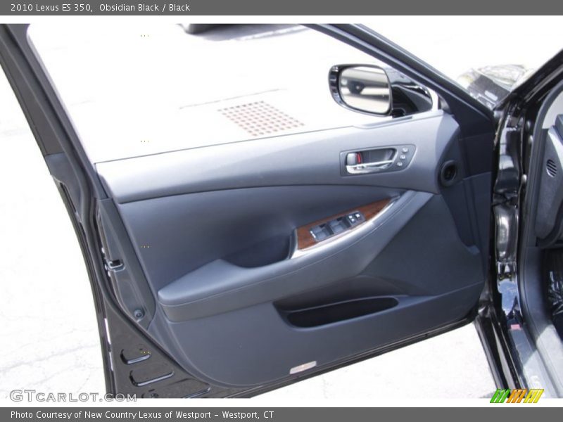 Obsidian Black / Black 2010 Lexus ES 350
