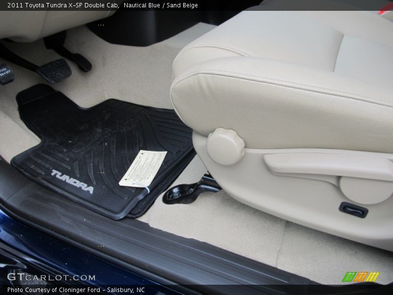 Nautical Blue / Sand Beige 2011 Toyota Tundra X-SP Double Cab